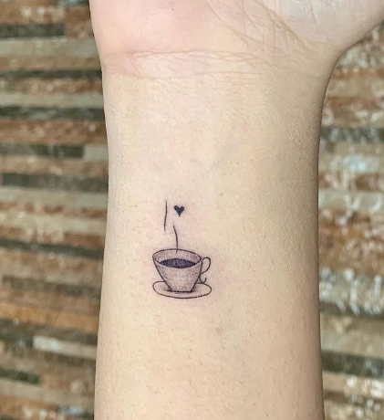 53 Diseños para Tatuajes de Café y Tazas de Café 3