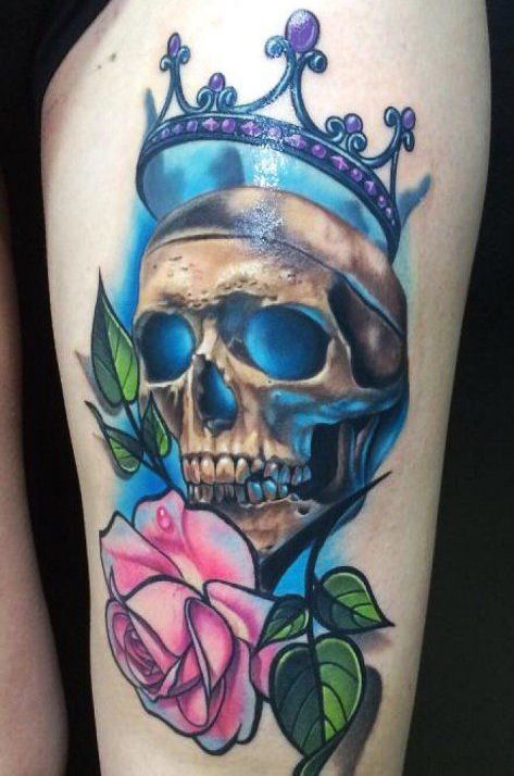 +42 Tatuajes de Calaveras: Ideas y Significados 40 +42 Tatuajes de Calaveras: Ideas y Significados 40