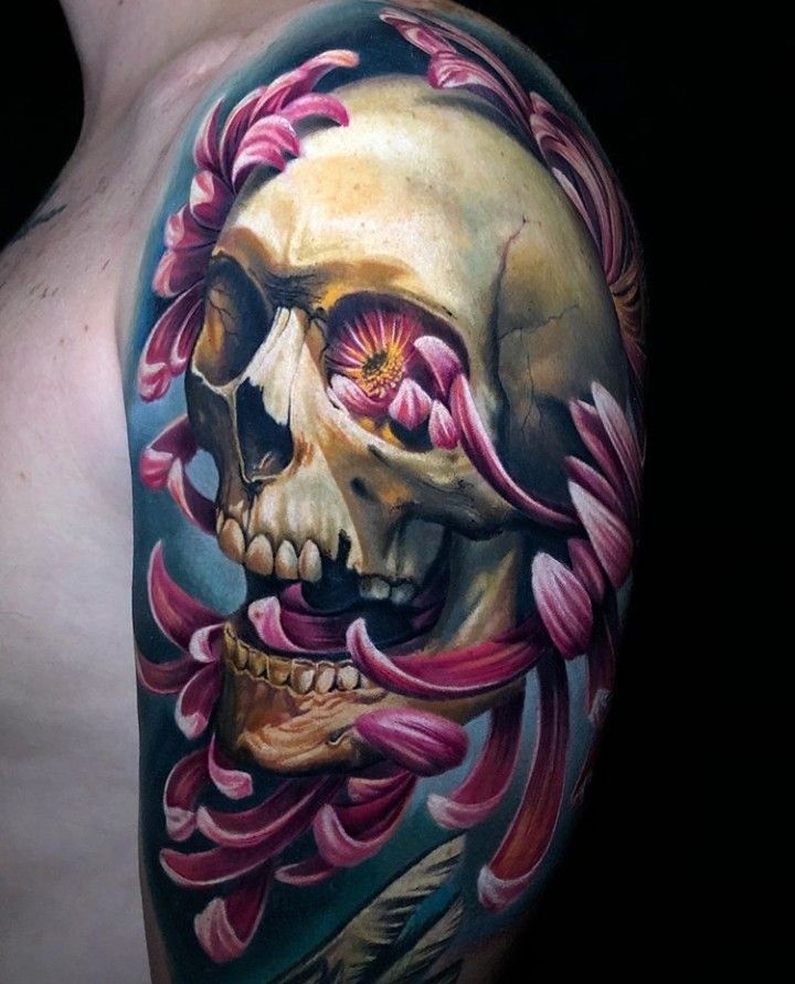 +42 Tatuajes de Calaveras: Ideas y Significados 74 +42 Tatuajes de Calaveras: Ideas y Significados 74