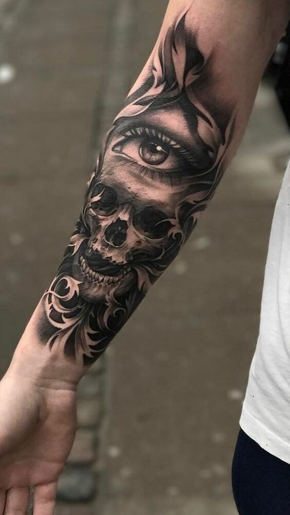 +42 Tatuajes de Calaveras: Ideas y Significados 1 +42 Tatuajes de Calaveras: Ideas y Significados 1