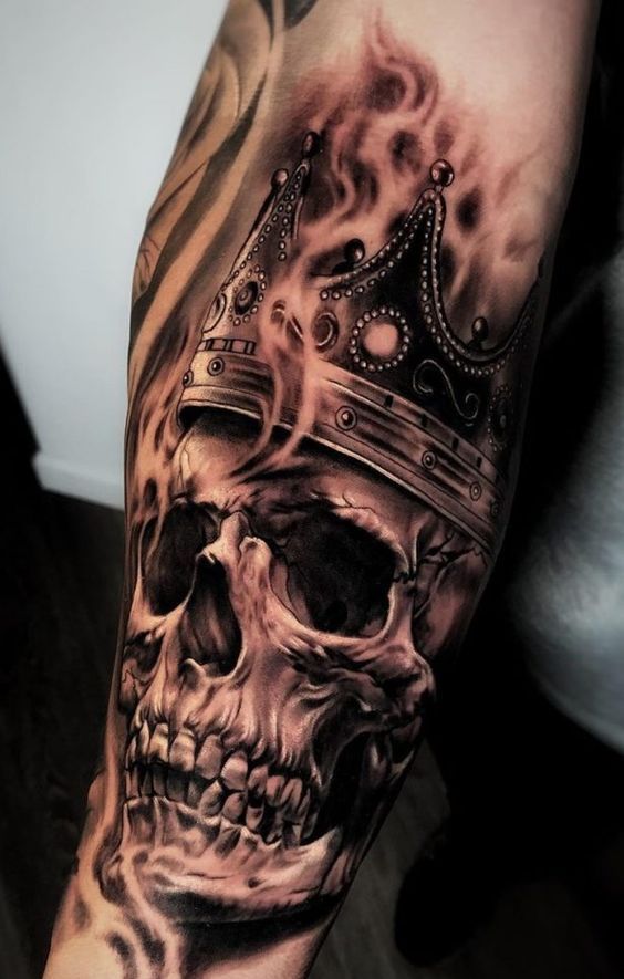 +42 Tatuajes de Calaveras: Ideas y Significados 7 +42 Tatuajes de Calaveras: Ideas y Significados 7