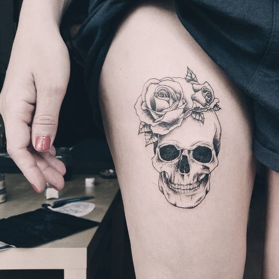 +42 Tatuajes de Calaveras: Ideas y Significados 12 +42 Tatuajes de Calaveras: Ideas y Significados 12